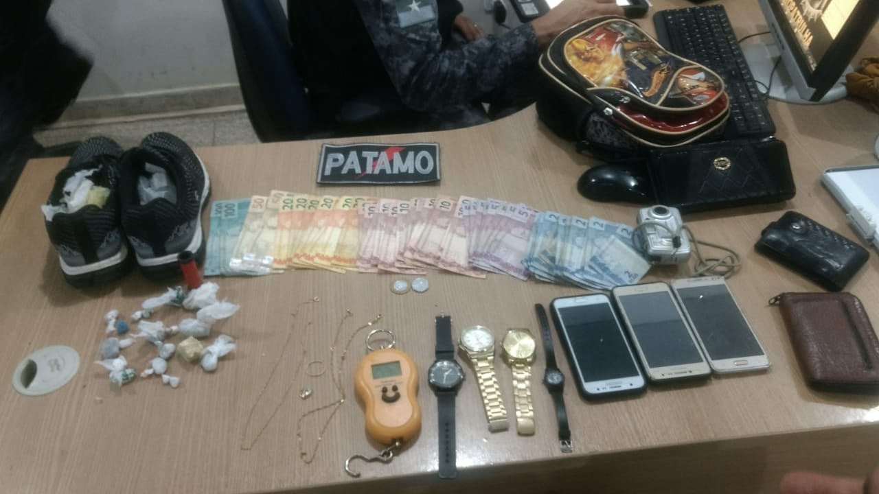 28-02 Patamo e Canil do 7º BPM desmontam mais um ponto de venda de entorpecentes em Ariquemes 1