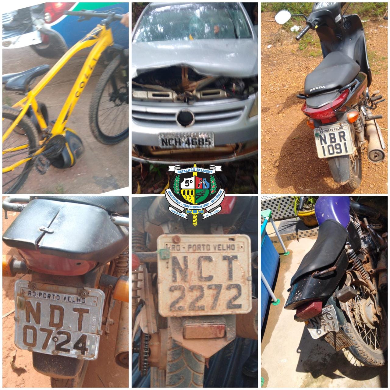 Em menos 24 horas 5º BPM recupera 12 veículos jpg