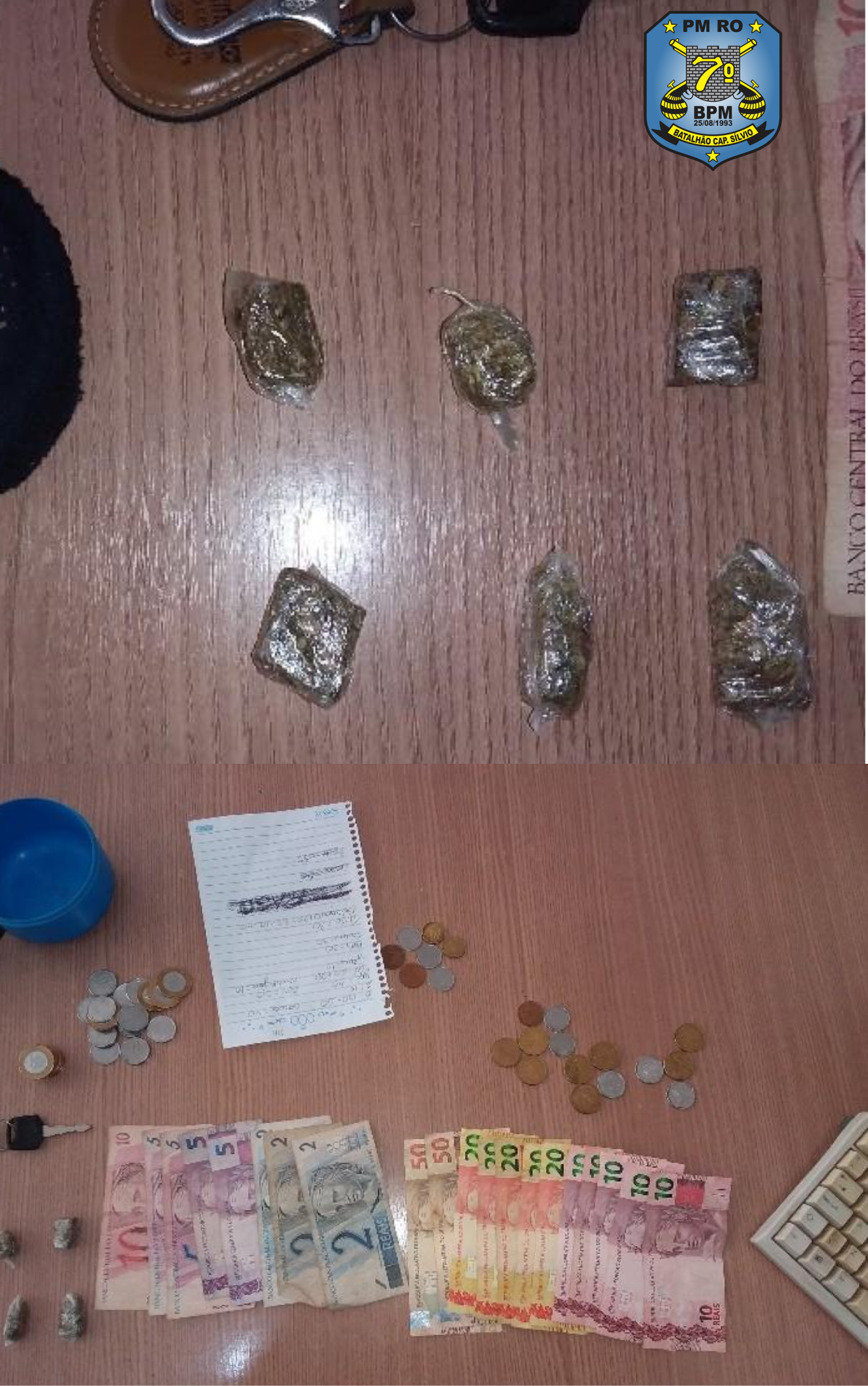 26-05 PM detém mulher por tráfico de drogas em Ariquemes 1