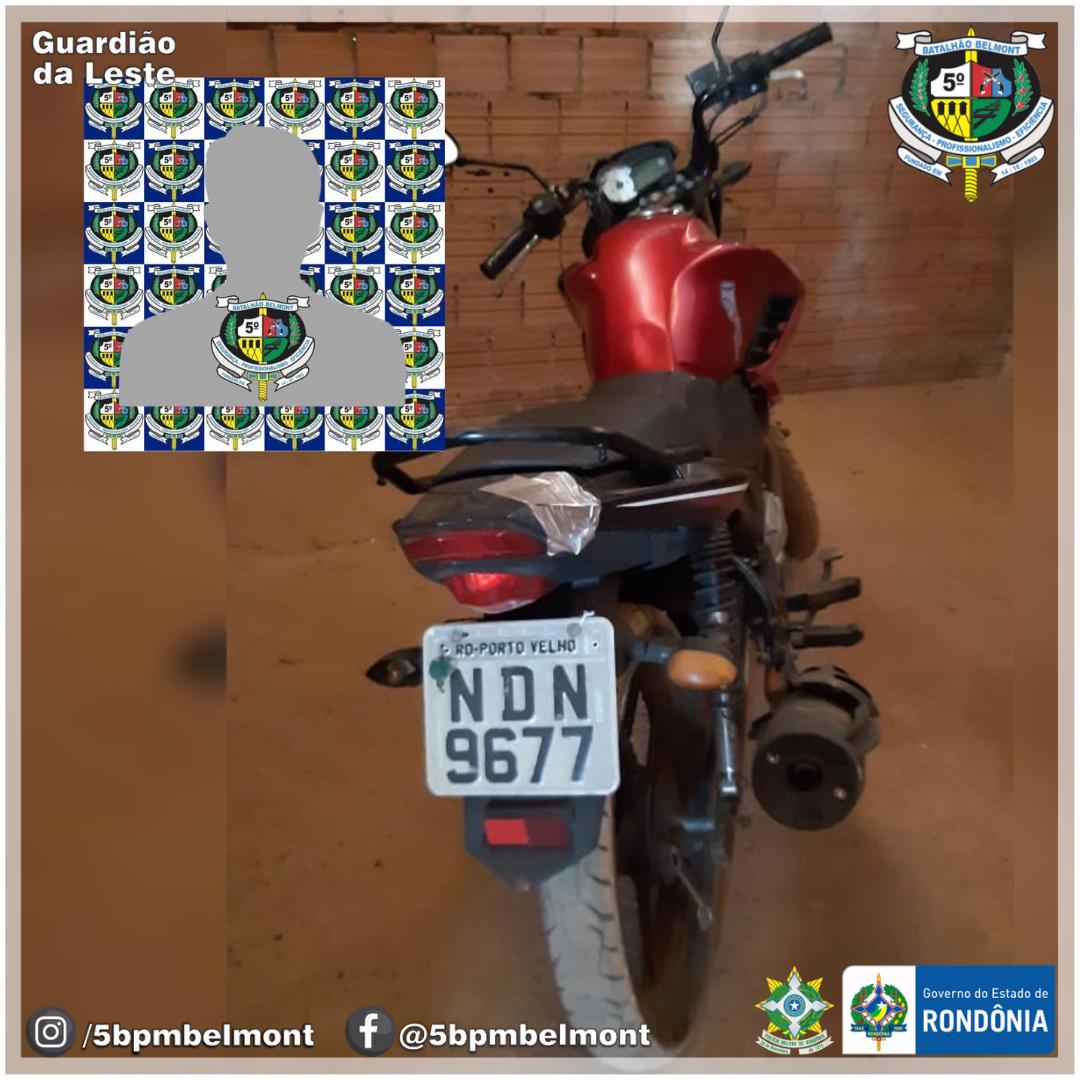 PMRO recaptura mais seis foragidos e recupera motocicleta