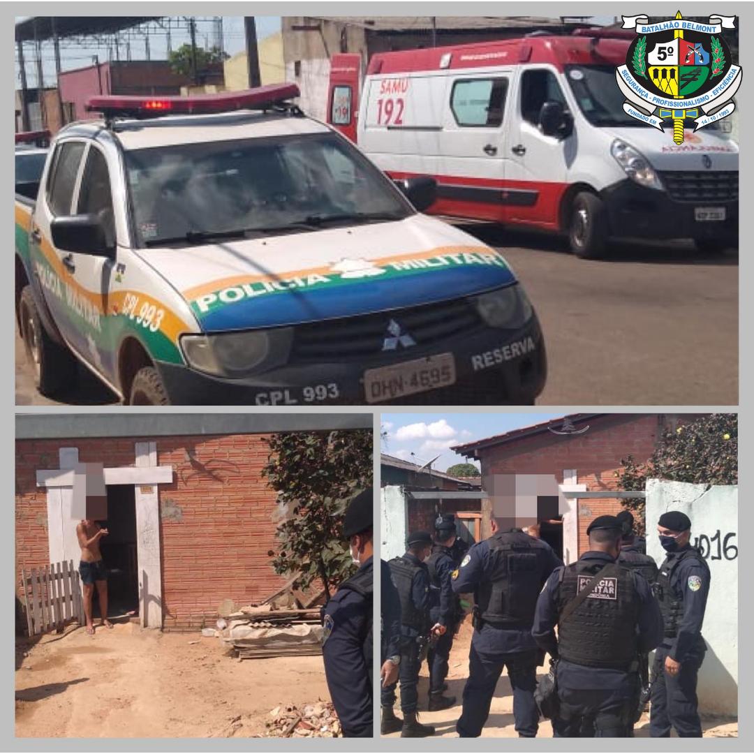 PM evita que filho transtornado agredisse a mãe