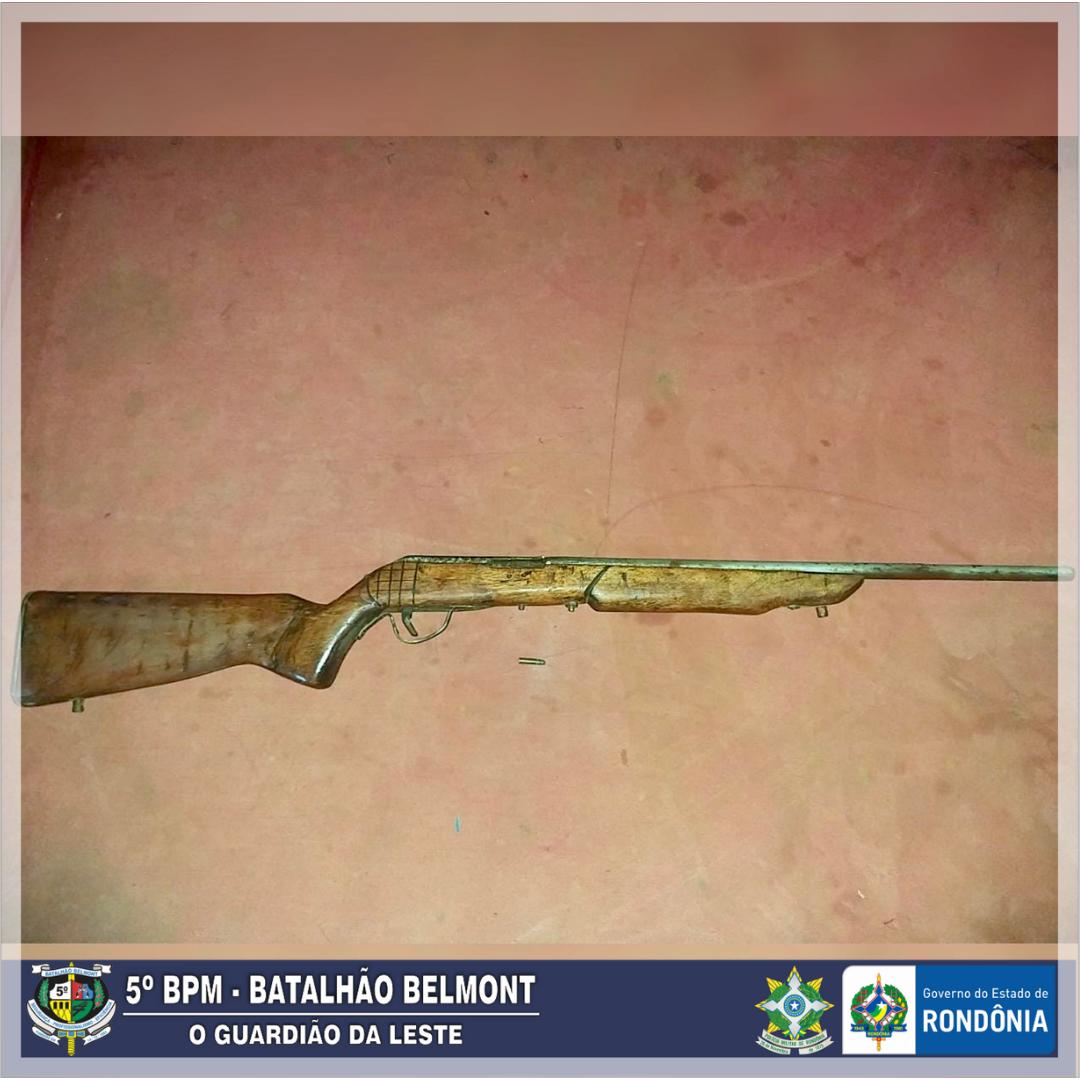 PMRO apreende mais uma arma no Ramal Jatuarana