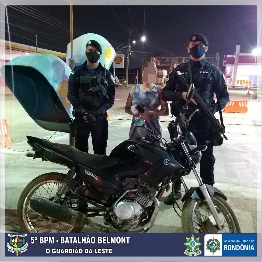 PMRO restitui mais uma motocicleta à proprietária