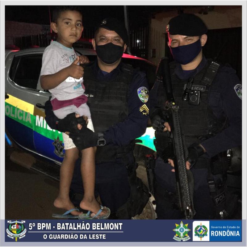 Polícia Militar conquista mais um pequeno admirador