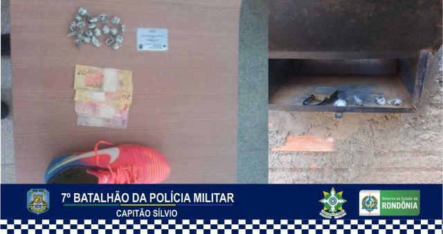 19-12 PM apreende adolescente por tráfico de drogas