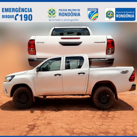 recuperação de camionete hilux branca