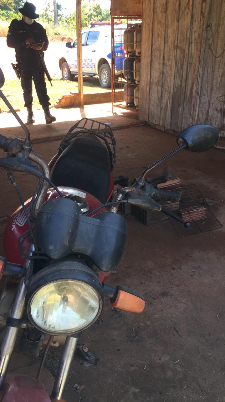 Motocicleta furtada - Urupá