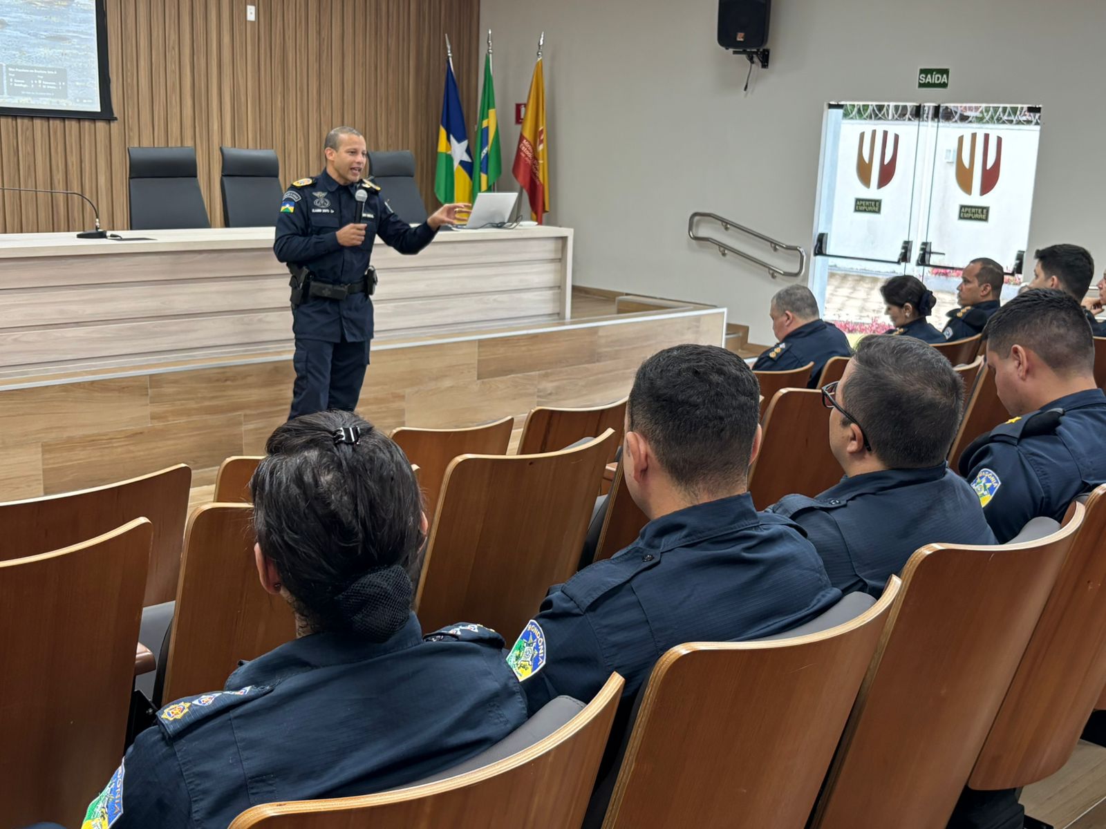 Comandante Glauber em Ariquemes